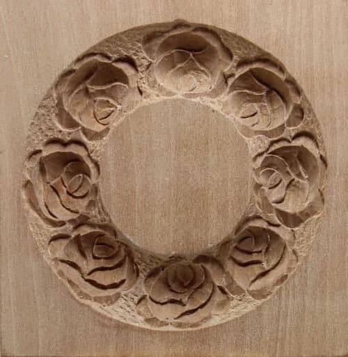 Rosenkranz - Springerle Model aus Birnbaumholz