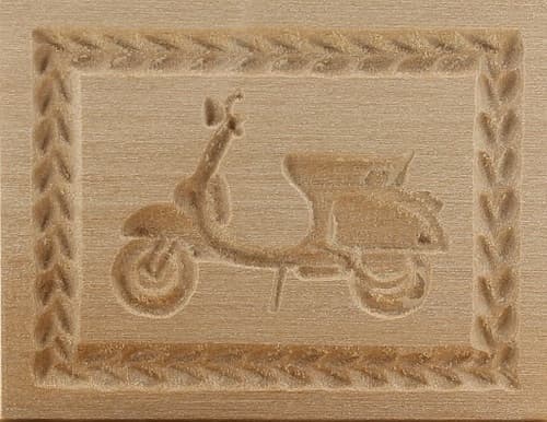 Vespa - Springerle Model aus Birnbaumholz