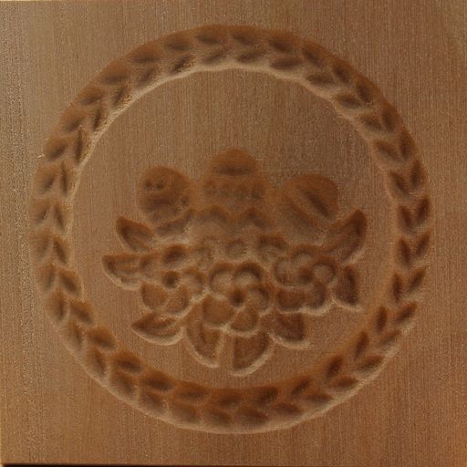 1189_5,7x5,7_Osternest mit Blätterrand_Ostern 1189_5,7x5,7_Osternest mit Blätterrand_Ostern