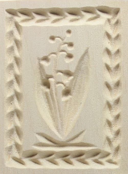 Maiglöckchen - Springerle Model aus Birnbaumholz