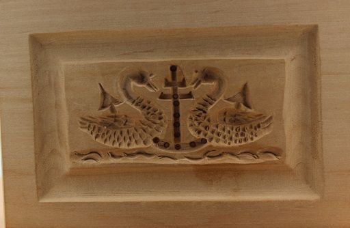 4752_8,5x12,5_Lebkuchenmodel Schwäne mit Anker_Sonstige