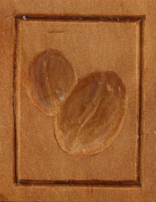 Kaffeebohnen - Springerle Model aus Birnbaumholz