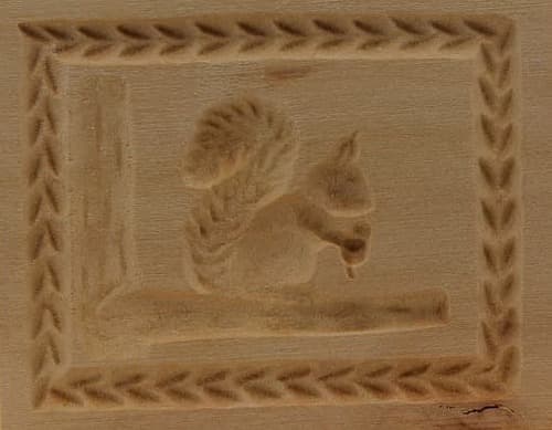 Eichhörnchen - Springerle Model aus Birnbaumholz