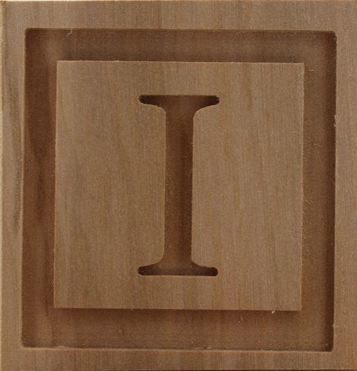 9058_4,5x4,5_Buchtabe I_Alphabet & Worte 9058_4,5x4,5_Buchtabe I_Alphabet & Worte